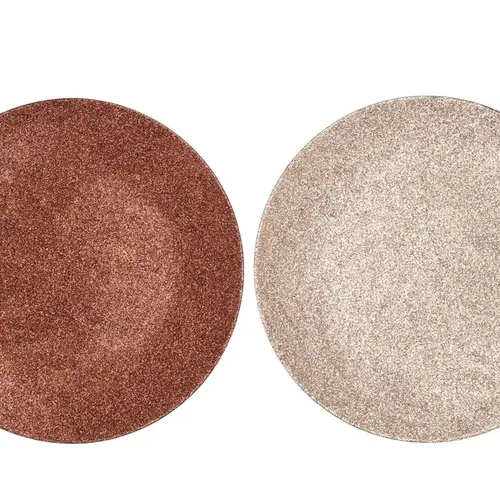 Melamine Teller bronze sand rund 40x40x02cm