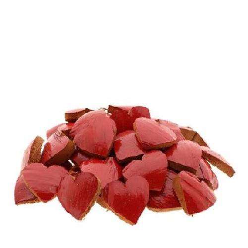 Trocken Coco Herz rot D07cm x50