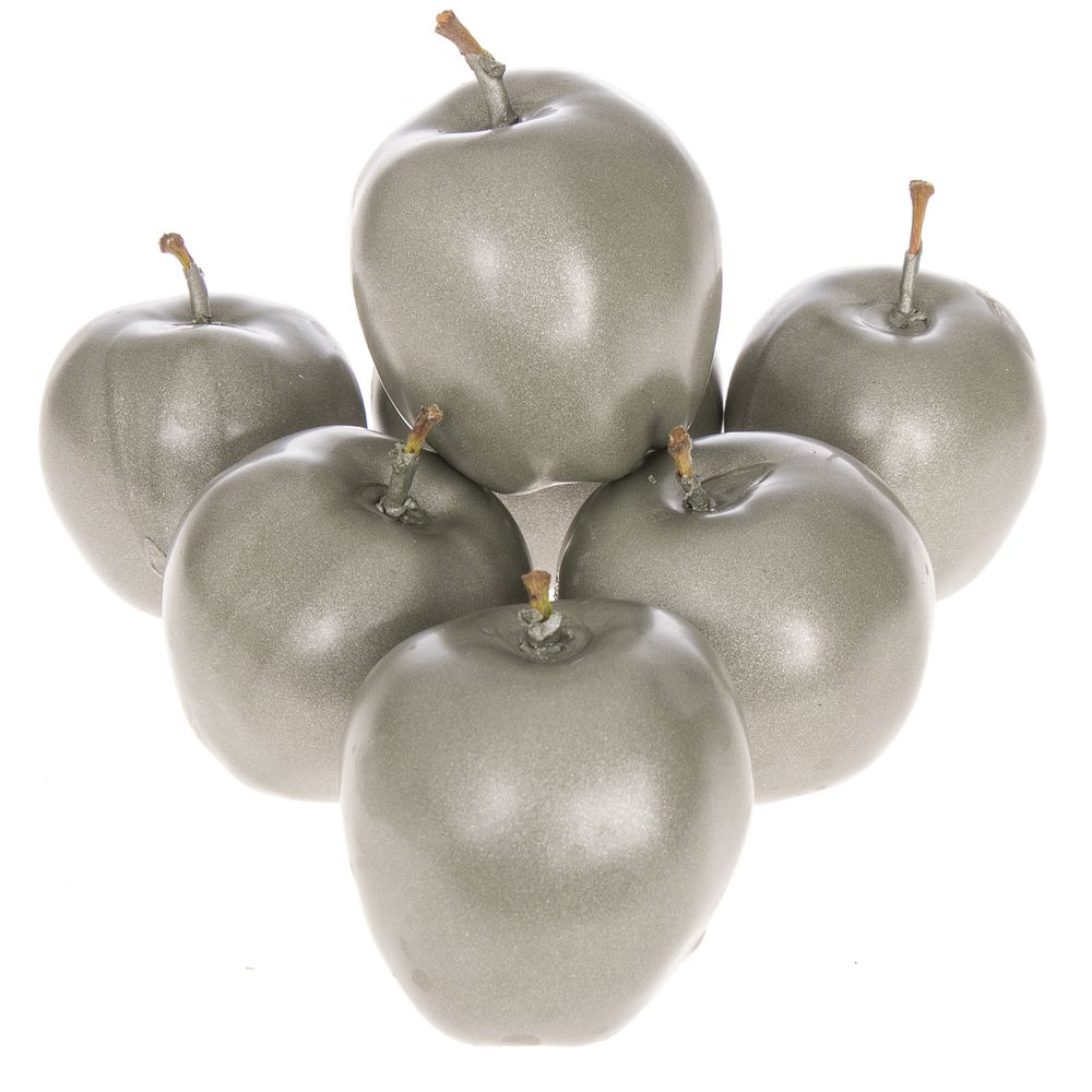 Apfel grün olive Metalic Wachs D5cm