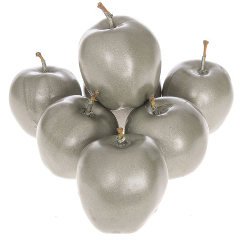 Apfel grün olive Metalic Wachs D5cm