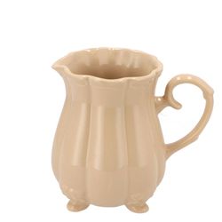 Keramik Kanne sand 15x11x15cm