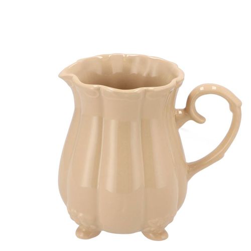 Keramik Kanne sand 15x11x15cm