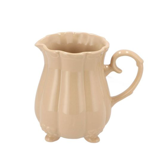 Keramik Kanne sand 15x11x15cm
