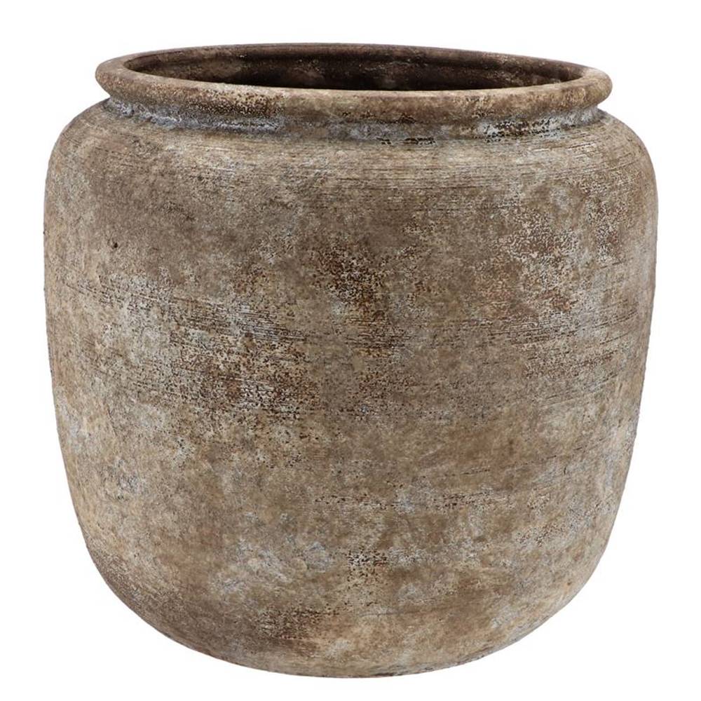 Keramik Vase Batu sand 35x32cm