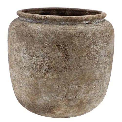 Keramik Vase Batu sand 35x32cm