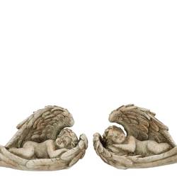 Beton Engel Antique mix 18x09x11cm