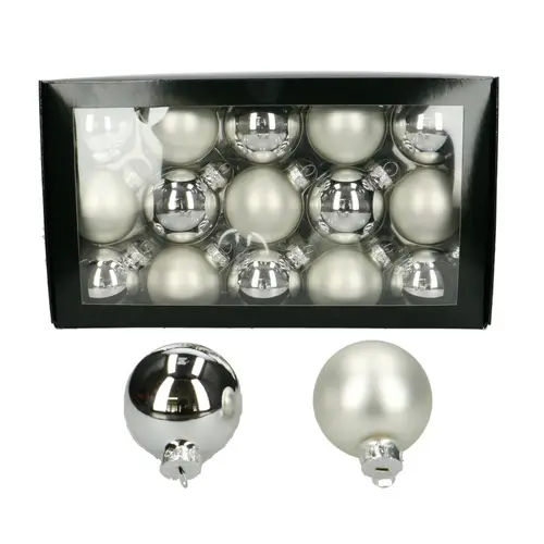 Kugel silber mix D06cm x30