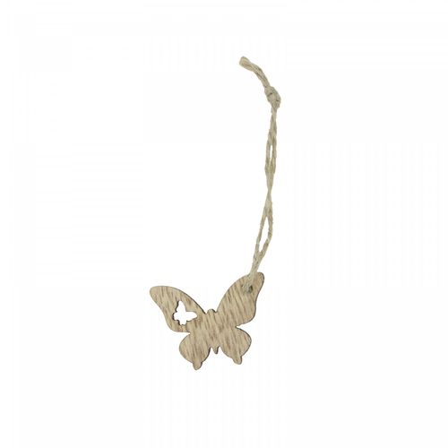 Hänger Schmetterling natur D03cm H04cm x36