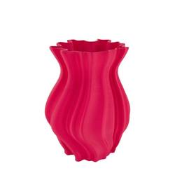 3D Vase fuchsia D20cm H28cm
