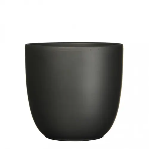 Keramik Übertopf Torino schwarz D22.5cm H20cm