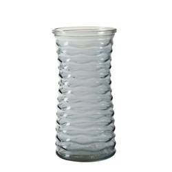 Glas Vase Egor blau D10.5cm H21.5cm 