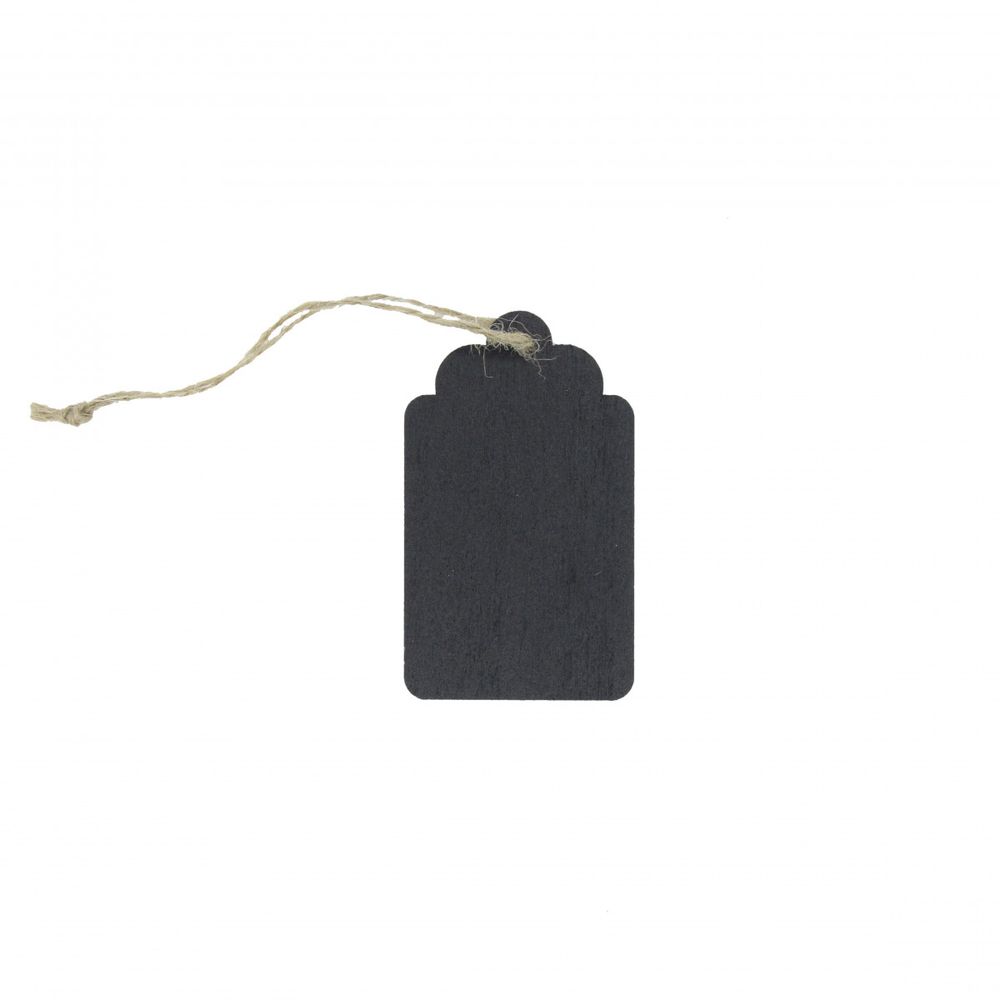 Etiketten Holz tag 7X4cm x36