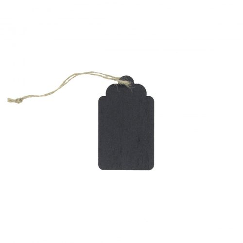 Etiketten Holz tag 7X4cm x36
