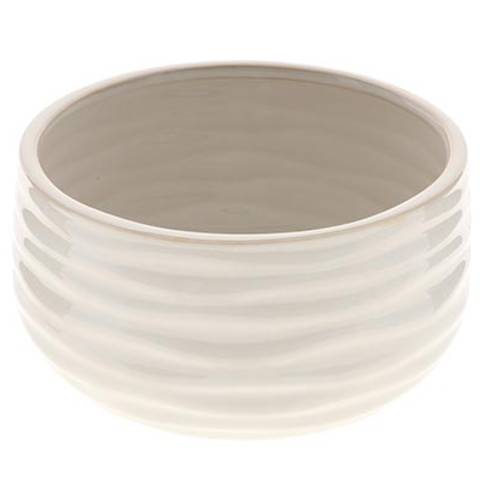 Keramik Schale Benny crem D18cm H09cm