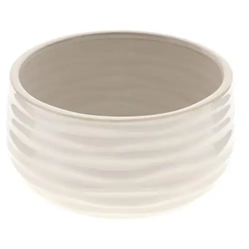 Keramik Schale Benny crem D18cm H09cm