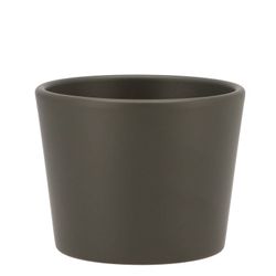 Keramik Orchidee Übertopf dunkel grün D11cm