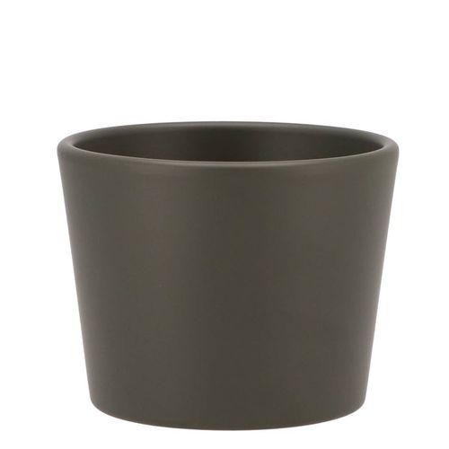 Keramik Orchidee Übertopf dunkel grün D11cm