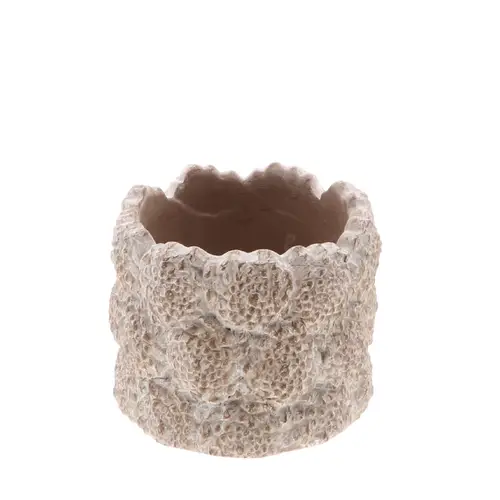 Keramik Übertopf Pavia braun D13cm H10cm