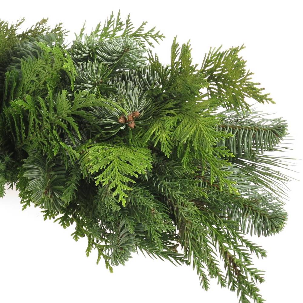 Girlande mix rund gebunden 2 Meter