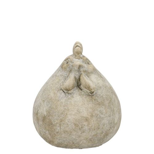 Beton Henne grau 07x07x09cm
