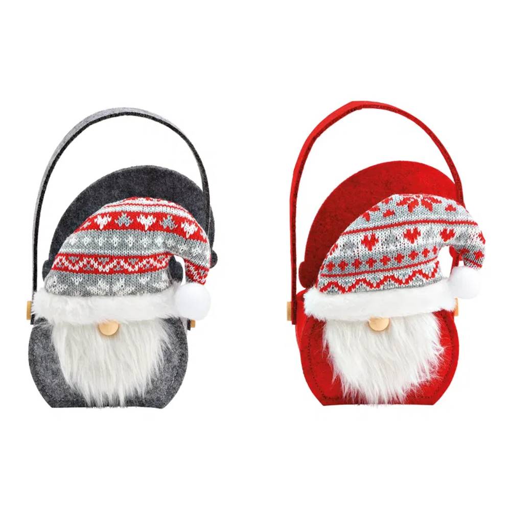 Tasche Nikolaus mit Henkel aus Filz 12x17x07cm
