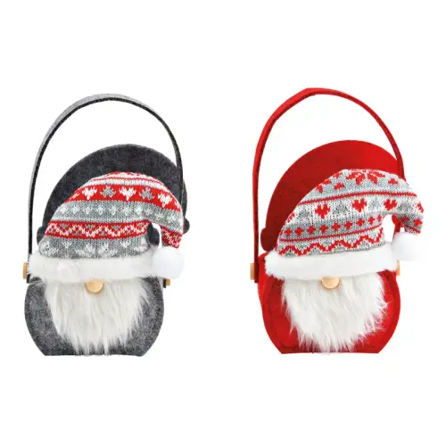Tasche Nikolaus mit Henkel aus Filz 12x17x07cm
