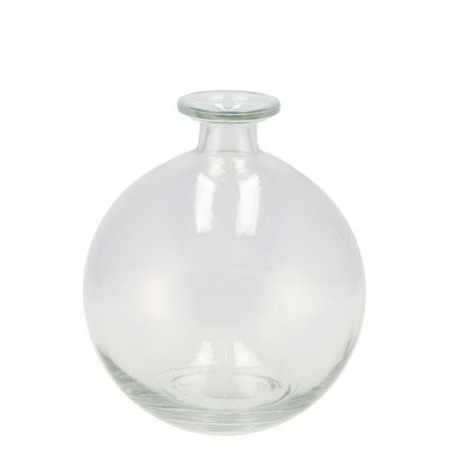 Glas Flasche Bowl Transparant D09cm H12cm
