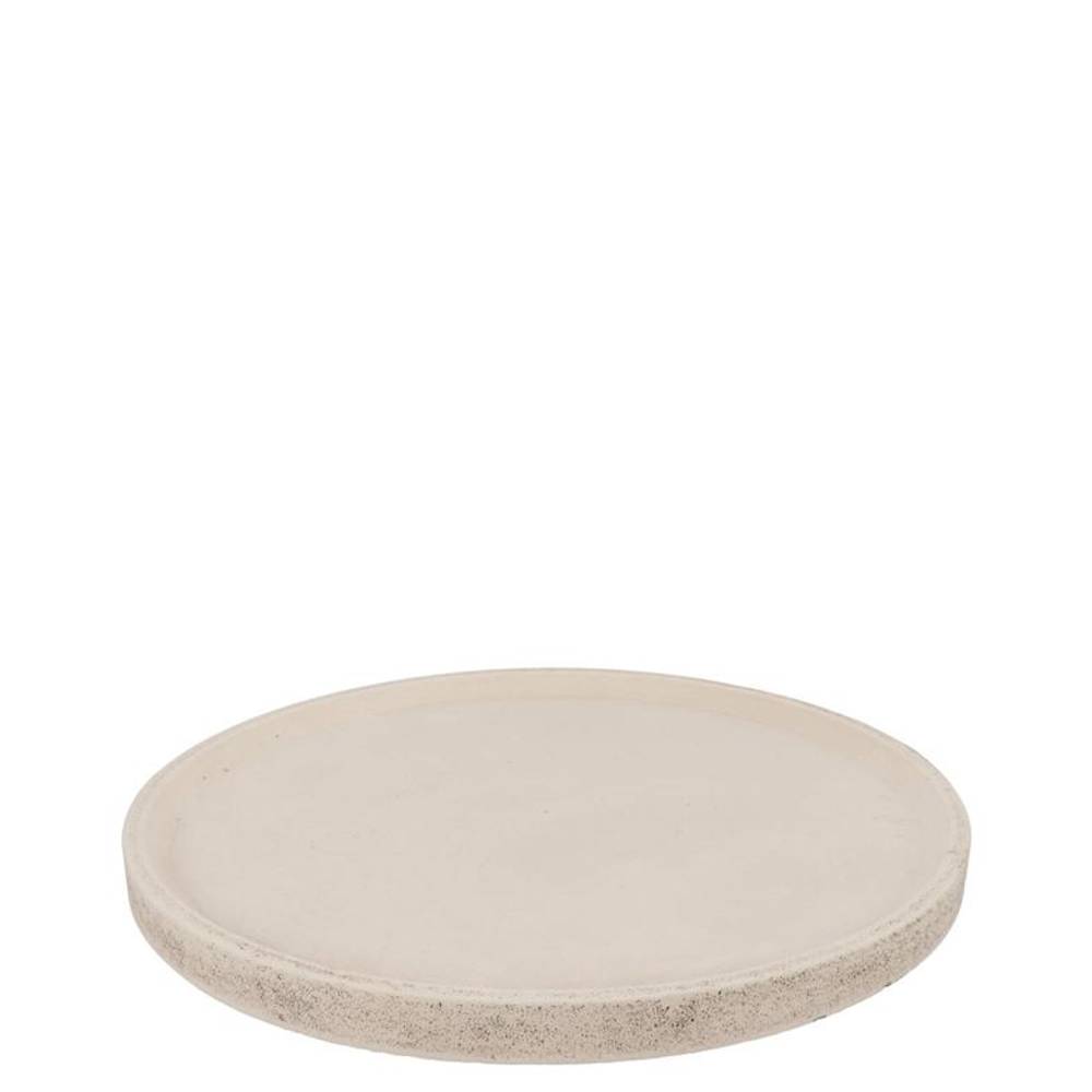 Beton Teller weiss 26×26×03cm