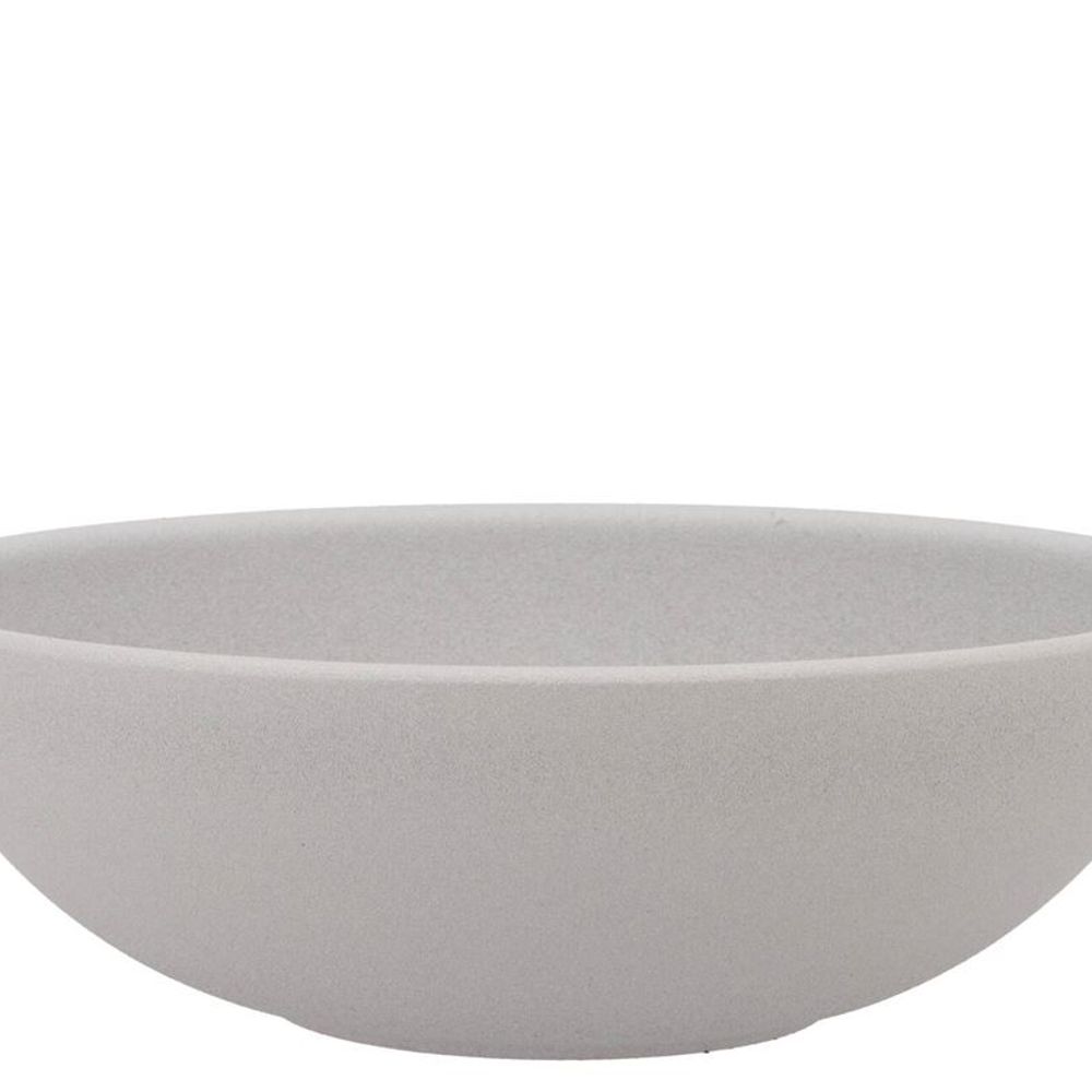 Keramik Schale Vinci grau matt D25cm H08cm