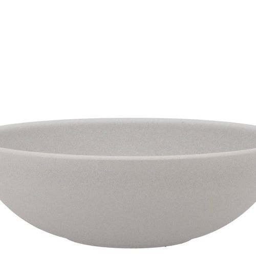 Keramik Schale Vinci grau matt D25cm H08cm