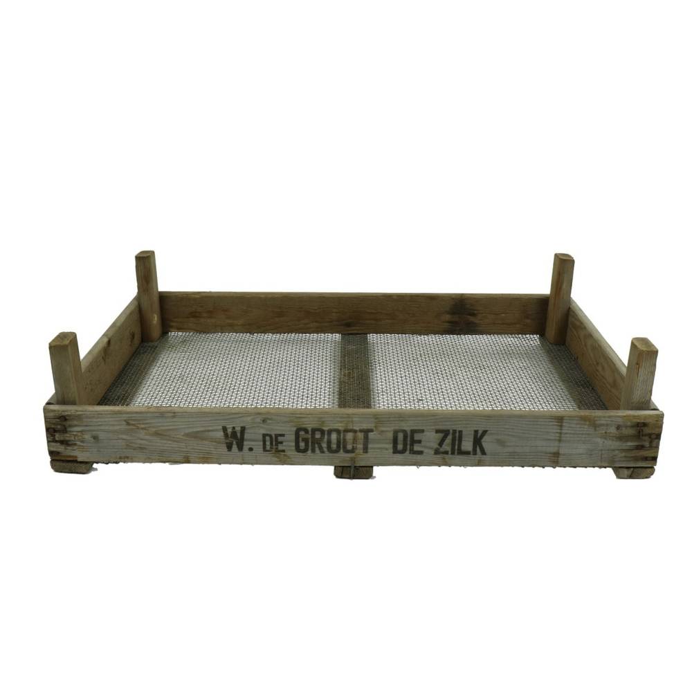 Holz Kiste Gaze 75x50x17cm