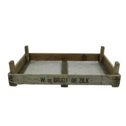 Holz Kiste Gaze 75x50x17cm