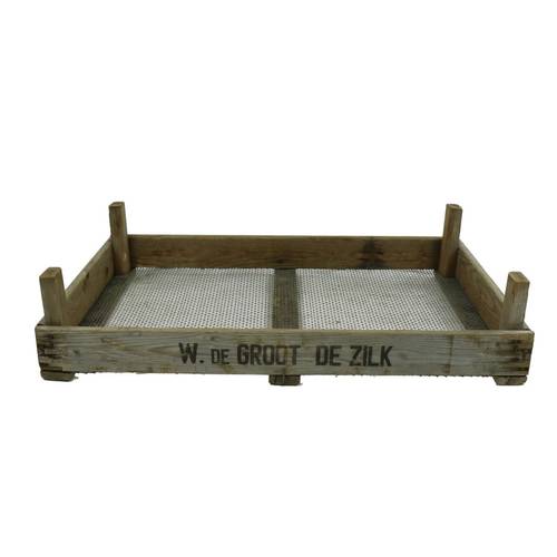 Holz Kiste Gaze 75x50x17cm