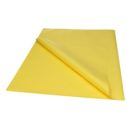 Papier Blatt Seide gelb 50x75cm x480