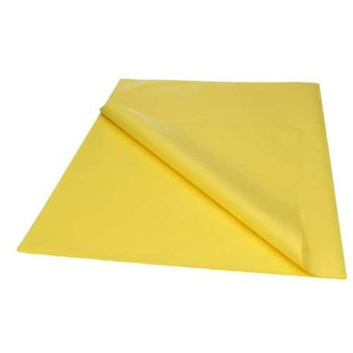 Papier Blatt Seide gelb 50x75cm x480