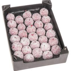Apfel Schnee rot Wachs D5cm