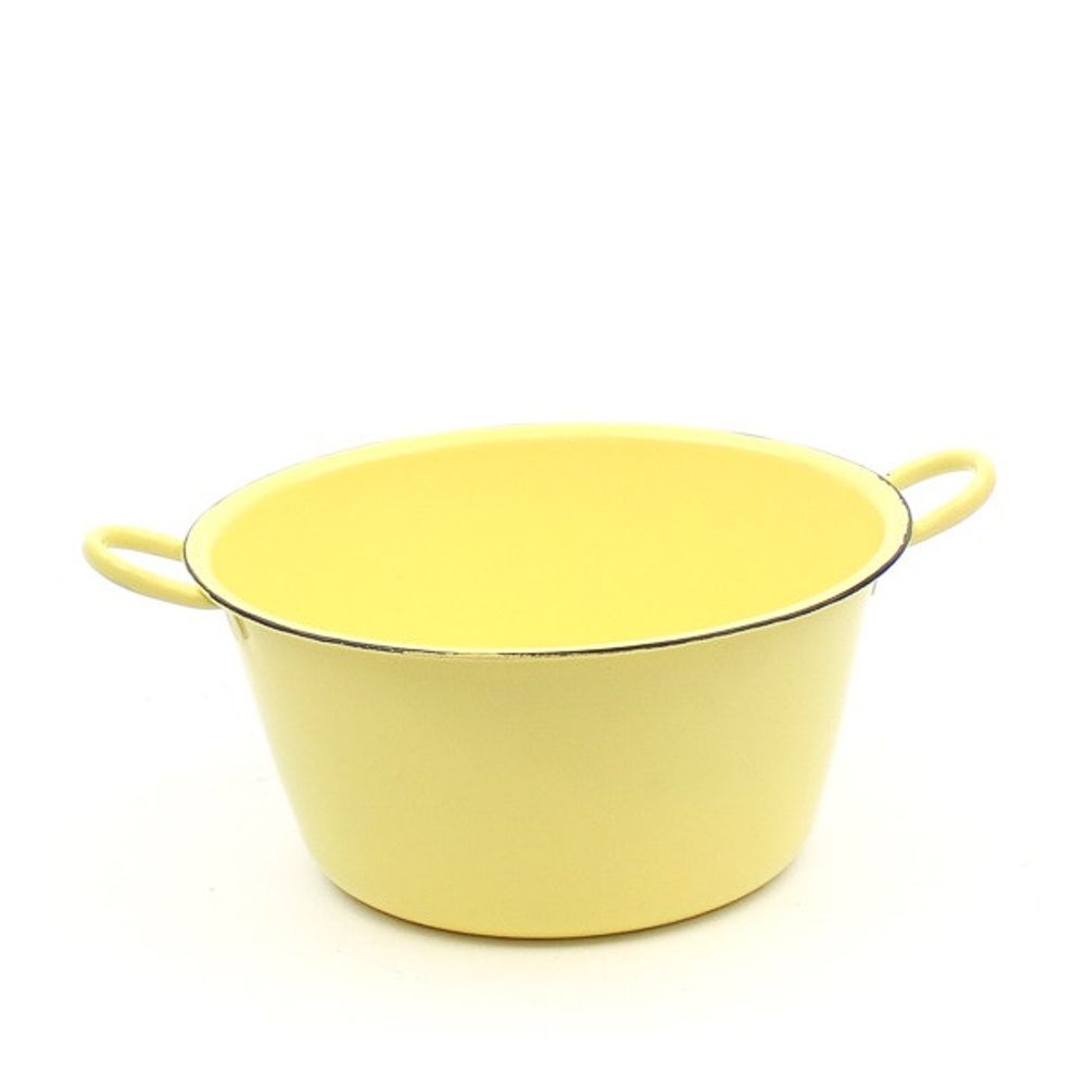Zink Basin gelb D25cm H13cm