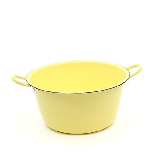 Zink Basin gelb D25cm H13cm