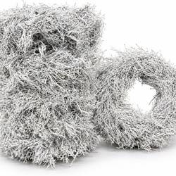 Kranz weiss Iron Grass Frosted D30cm