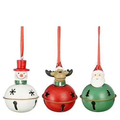 Hänger Glocke mix Weihnachten D05.5cm