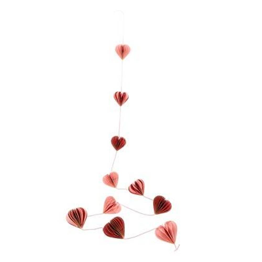 Girlande Herz Ton foldy L200cm