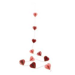 Girlande Herz Ton foldy L200cm