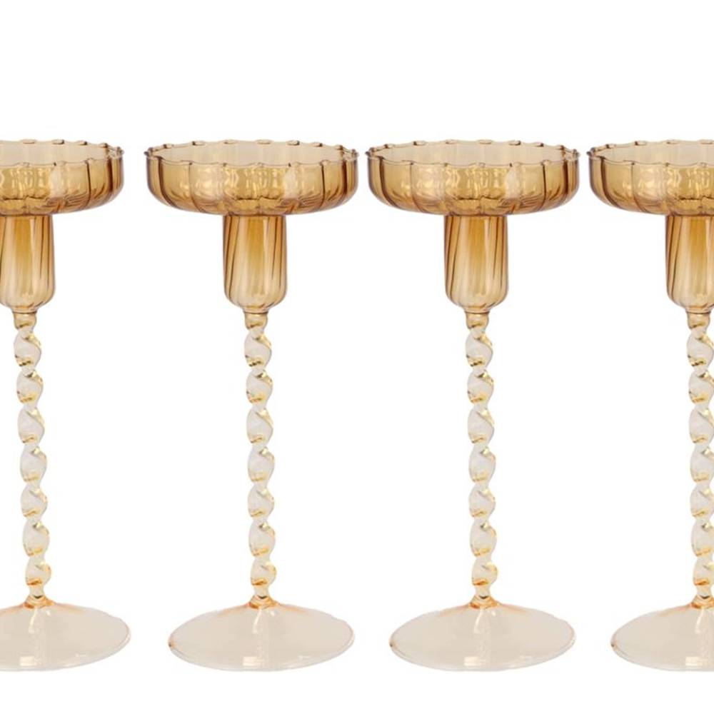 Kerzenständer Jules braun 09x22cm