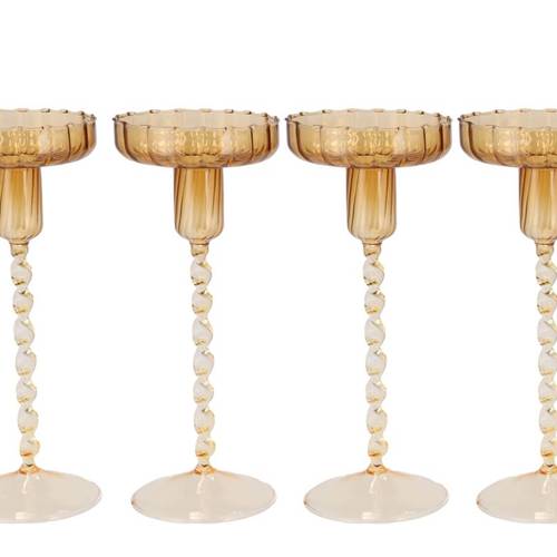 Kerzenständer Jules braun 09x22cm