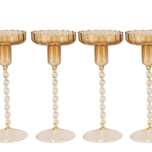 Kerzenständer Jules braun 09x22cm