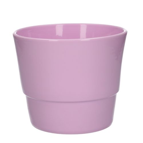 Keramik Übertopf Basic rosa D16cm H14cm