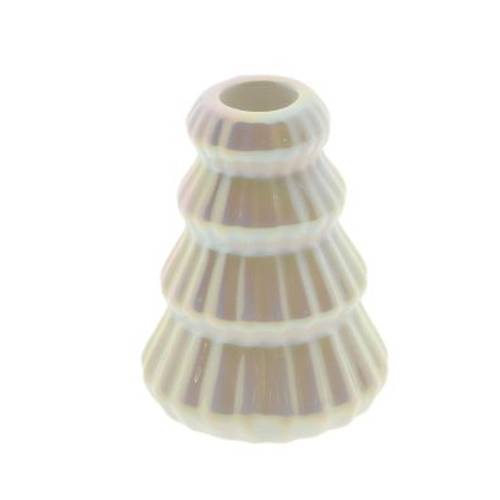 Kerzenhalter Pinienbaum gebleicht D07.5cm H09.5cm