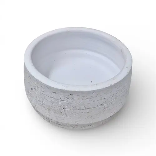 Keramik Schale Madrid weiss D24cm H09cm