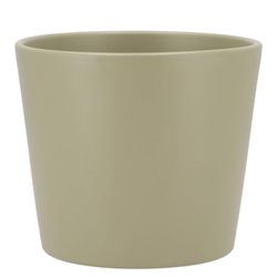 Keramik Orchidee Übertopf pistacheD15cm
