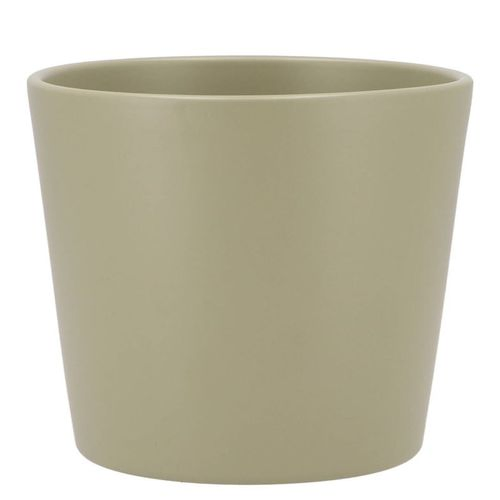 Keramik Orchidee Übertopf pistacheD15cm